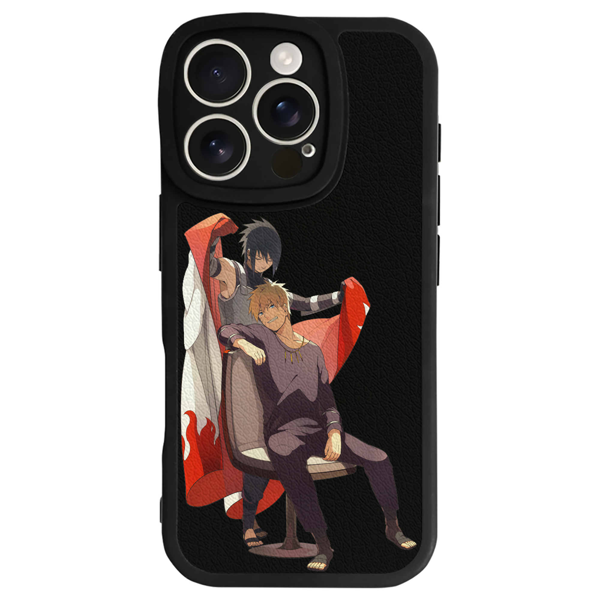 （画像用） NARUTO -ナルト- うずまき ナルト Uzumaki Naruto 【iPhone 16シリーズ対応】シリコンスマホケース（レザー調） 材質：シリコン